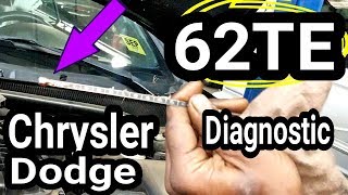 62TE diagnostic on a Chrysler Dodge 200. P0700 P0944 P0740 P0732 P0868