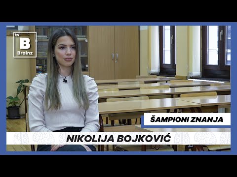 Šampioni znanja - Nikolija Bojković