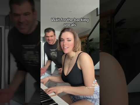 Wait for my dads backing vocals #music #singer #duet