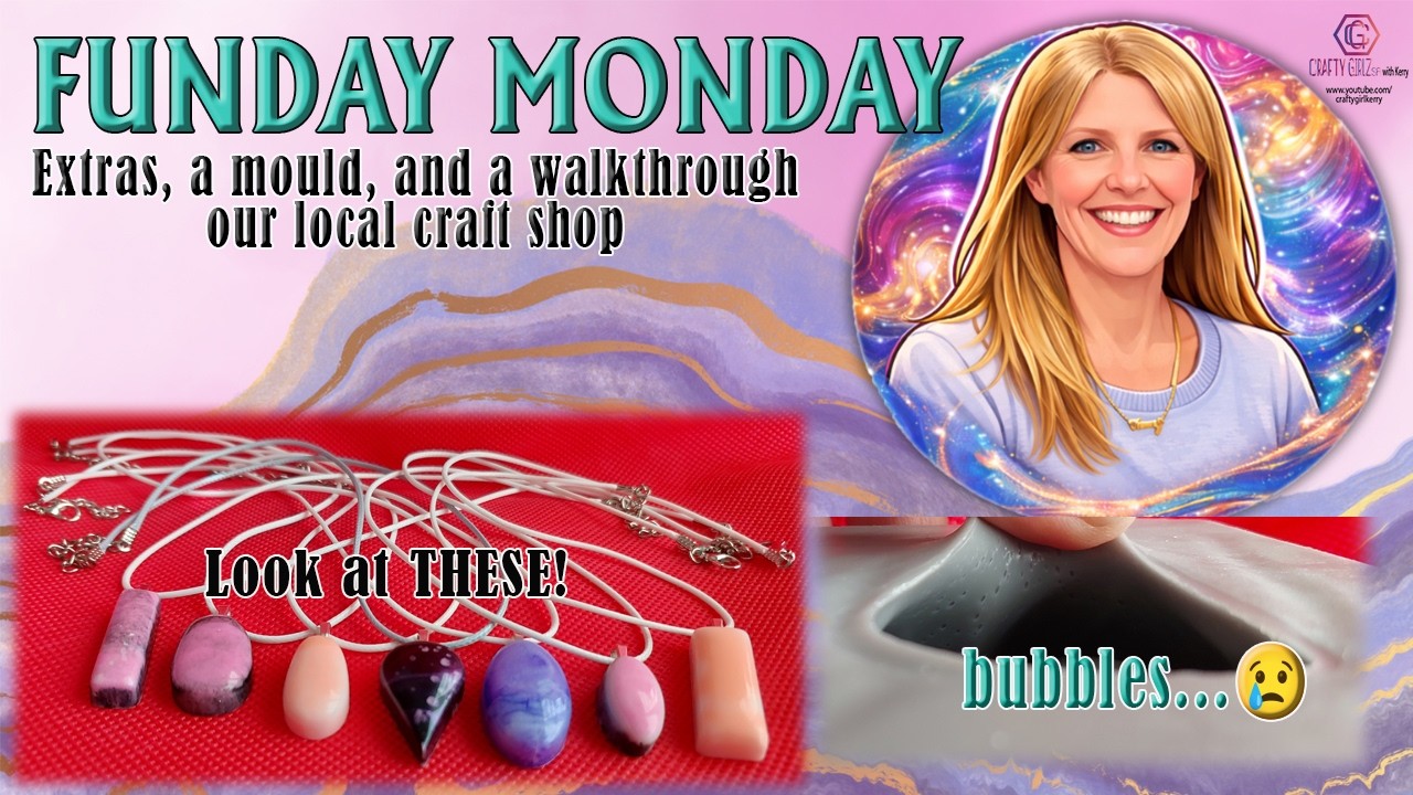 #0128   Funday Monday | Mould Making, Pendant Decorating & a Craft Shop Walkthrough 😅
