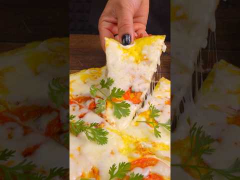 Omelette Pizza🍕🥚l #shorts