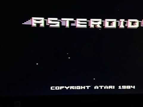 ATARI ASTEROIDS 7800 turbo, practice session