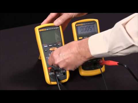 How to measure insulation resistance with the Fluke 1587
