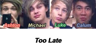 5SOS - Too Late - Unplugged (Color Coded Lyrics)