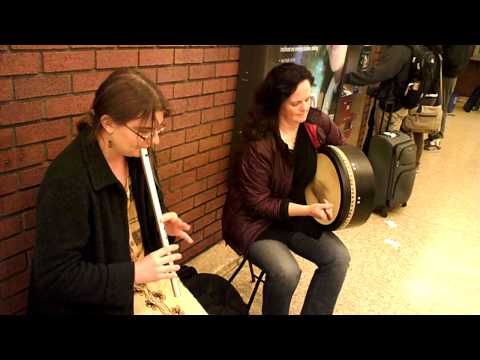 Irish Low Whistle and Bodhrán - Autumn Rhodes and Patricia Ross