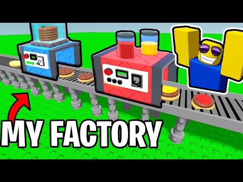 Ich habe in Roblox eine Burgerfabrik der höchsten Stufe gebaut...
