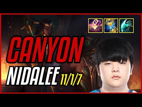 CANYON - NIDALEE vs DIANA JUNGLE - EUW CHALLENGER - PATCH 11.9