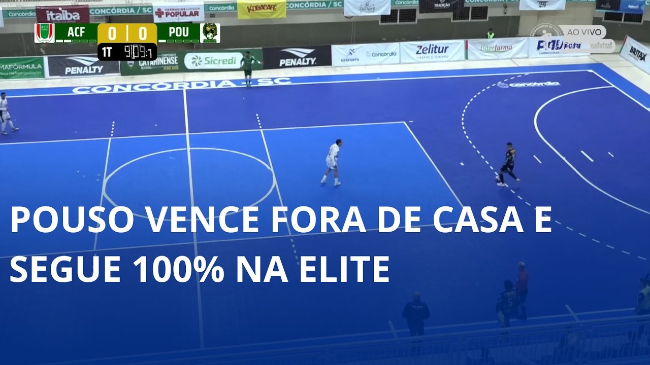Pouso vence fora de casa e segue 100% na elite