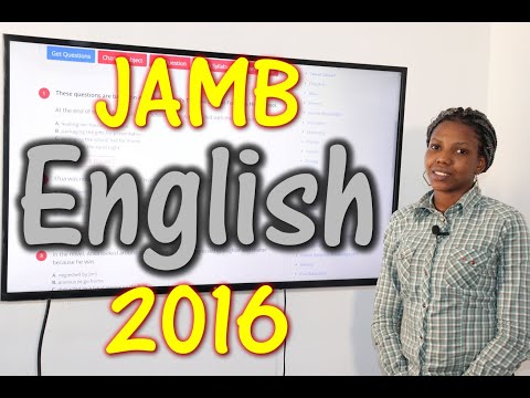 JAMB CBT English 2016 Past Questions 1 - 20