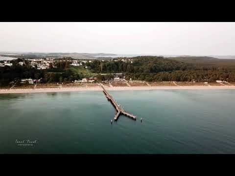 Insel Rügen: Seebrücke Göhren von oben