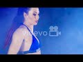 Beautiful Young Woman Gracefully Dancing to Hip-Hop in Fog in Studio