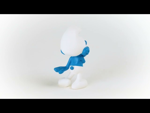 Figura Pitufo Miedoso 5,5 Cms video