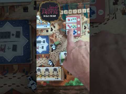 Tabriz Solo Mode CRUSHED Me! #boardgames #review #randyflynn #gencon #spiel #tabriz #solo