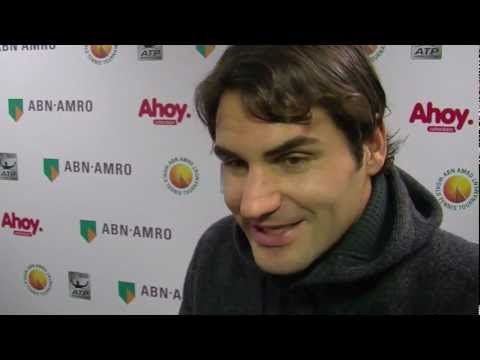 Rotterdam 2012 Interview Finale - Roger Federer