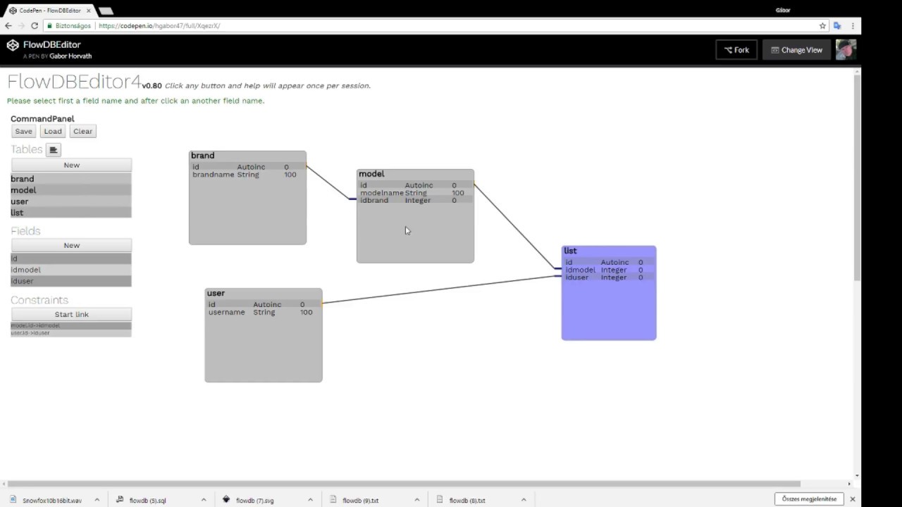 FlowDBEditor video user manual