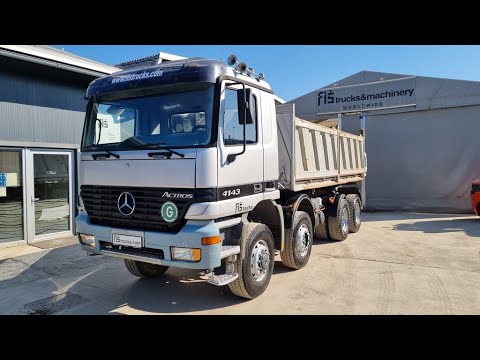 MERCEDES BENZ ACTROS 4143 K 8x6 Meiller tipper - FIŠ TRUCKS SLOVENIA