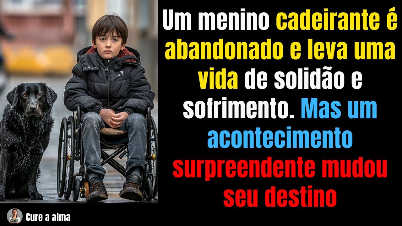 UM MENINO EM UMA CADEIRA DE RODAS FOI ABANDONADO e viveu uma vida miserável até...