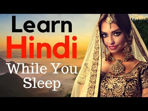 Learn Hindi While You Sleep 😀  Most Important Hindi Phrases and Words 👍  English/Hindi (8 Hours) Video