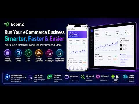 Ecomz AI Commerce Builder video thumbnail