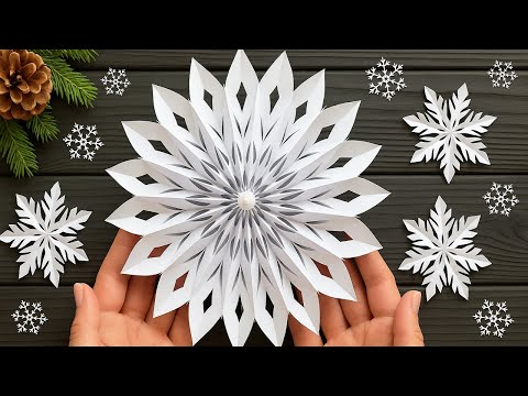 7 IDEAS ❄️ Christmas Crafts Paper Snowflakes DIY Christmas Decorations