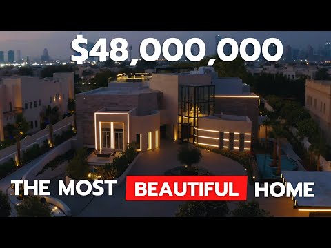 The Most Beautiful Home | $48 Million 7 Bedroom Mega Mansion in Dubai