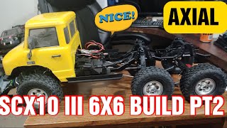 AXIAL SCX10 III 6x6 BUILD PART 2