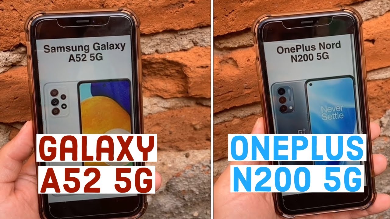 Samsung Galaxy A52 5G vs Oneplus Nord N200 5G (2021 review and comparison)