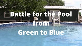 Battle for the Pool from Green to Blue