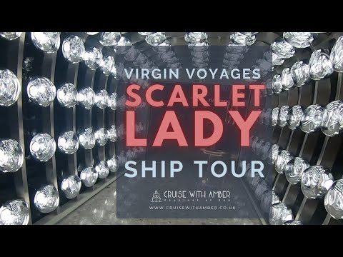 Virgin Voyages Scarlet Lady Ship Tour #virginvoyages #shiptour #scarletlady