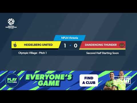 2025 NPL R18 Heidelberg United v Dandenong Thunder 2-0