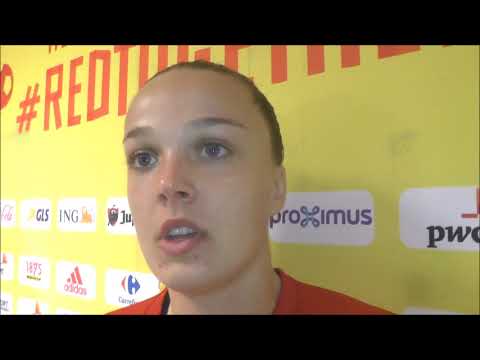 Tine De Caigny na België - Zwitserland op 05.10.2018