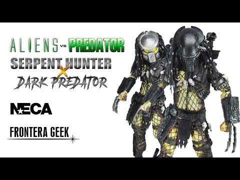 NECA PREDATOR SERPENT HUNTER x DARK Custom - Review en Español | Unboxing - NECA Predator Reviews