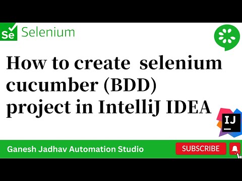 How to create selenium, cucumber with Java project in IntelliJ IDEA || Ganesh Jadhav