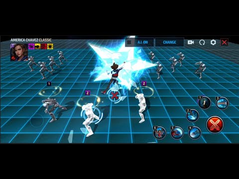 America Chavez in Classic suit skills preview | Marvel Future Fight