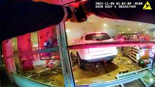 Woman Plows Through Store While Fleeing
