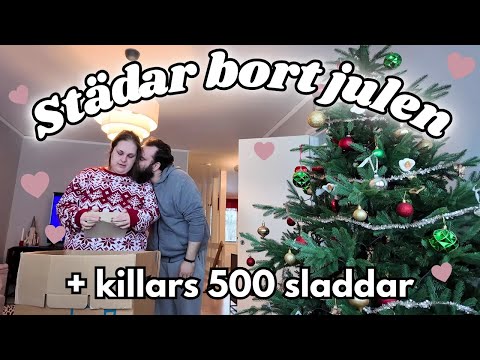 Vad har man ens efter alla juldekorationer? | Städa bort julen vlogg