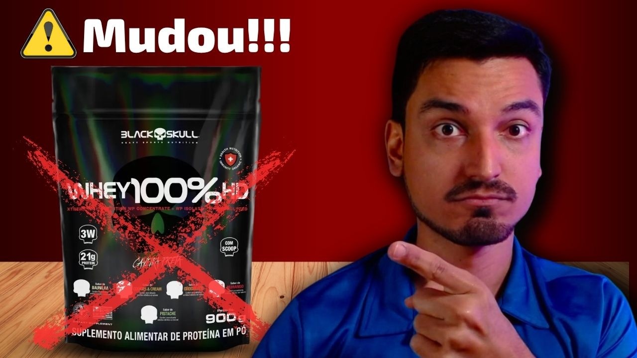 Miniatura da avaliação em vídeo de Whey Bar Crispy Black Skull Chocolate ao Leite 12 Unidades
