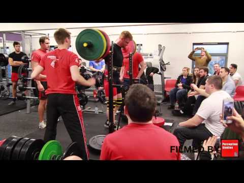 TITANIUM POWERLIFTING COMPETITION - SQUAT - JAMES H 205KG ROUND 1