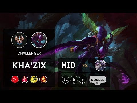 Kha'Zix Mid vs Kassadin - TR Challenger Patch 9.18