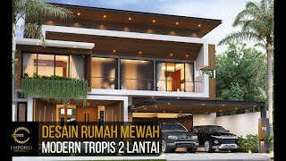 Video Desain Rumah Modern 2 Lantai Bapak Yoga di  Lampung