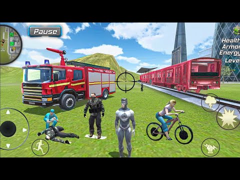 Hurricane Tornado Superhero Vegas Crime Simulator Drive Monster Truck - Android Gameplay