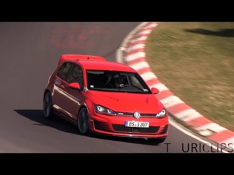 2015 Volkswagen Golf GTI Club Sport spied testing on the Nürburgring!
