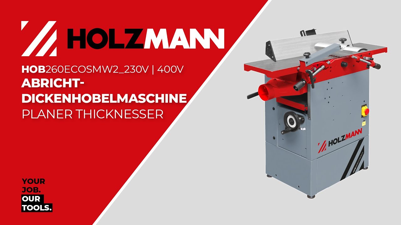 Holzmann obliavimo - reismusavimo staklės mod. HOB 260ECOSMW2 su spiraliniu velenu