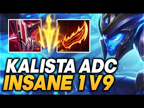 Kalista is so insane in Season 12 - Kalista ADC Gameplay