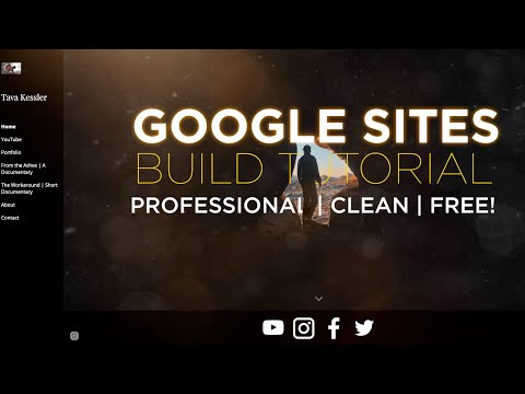 Create a Modern Professional Google Website for FREE! (Filmmaker/Photographer/Creator)