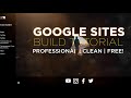 Create A Modern Professional Google Website For FREE Filmmaker Photographer Creator