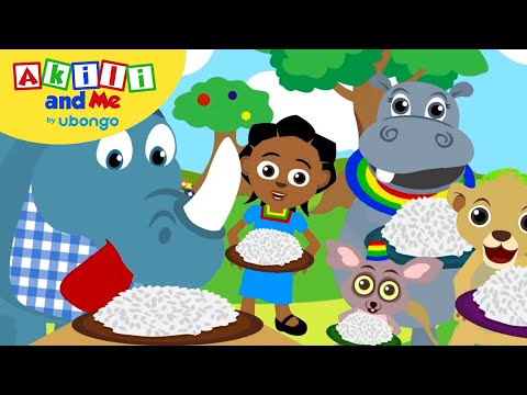 Rice is a yummy food! | Feelings & Friends with Akili and Me | African Educational Cartoons