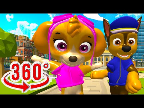 SKIBIDI Monsters 360VR - VR 360 Wolf Song - Funny Surprise Moments - Music Video