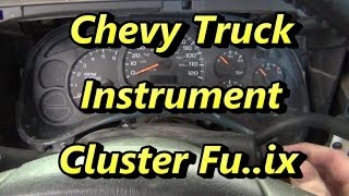 Cheverolet Silverado Instrument Cluster Fix