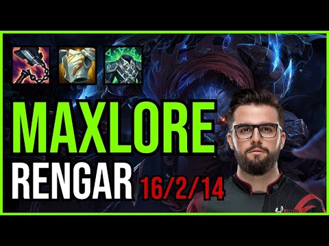 MAXLORE - RENGAR vs. LILLIA Jungle | EUW GRANDMASTER | PATCH 10.25